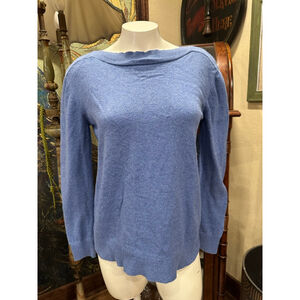 Women's L.L.Bean Blue Crew Neck Sweater XS
